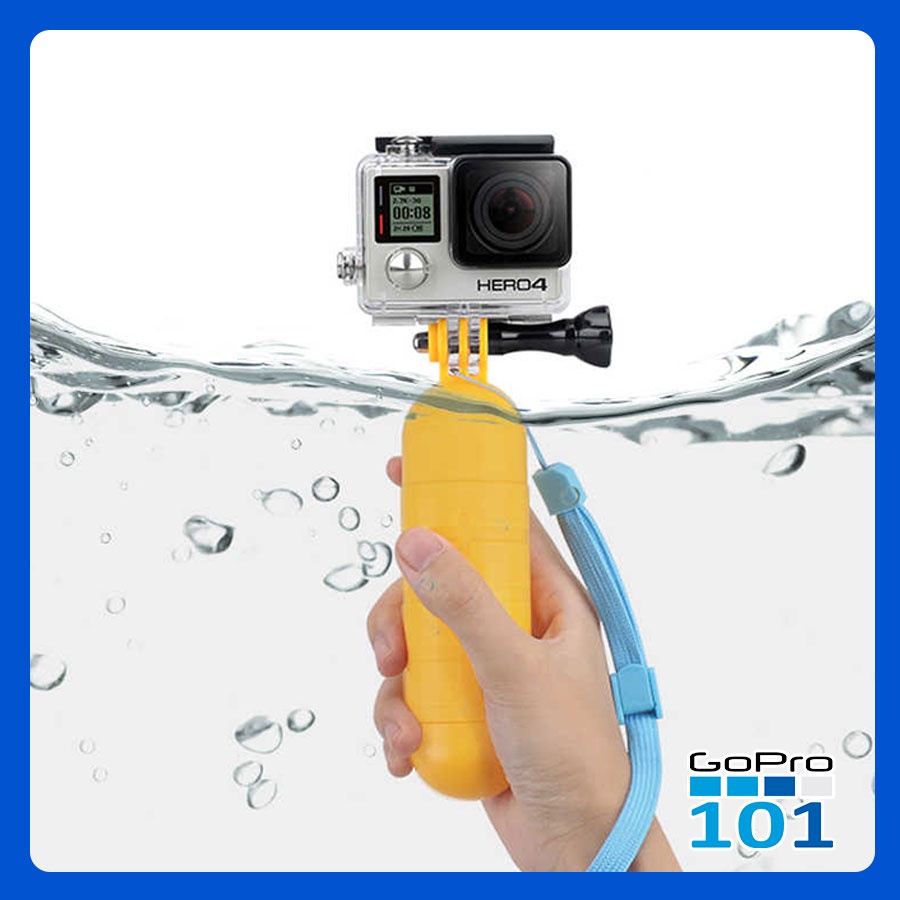 Phao Nổi Cầm Tay Gân Cho GoPro, SJCam, Xiaomi Yi, Yi Action, Osmo - GoPro101