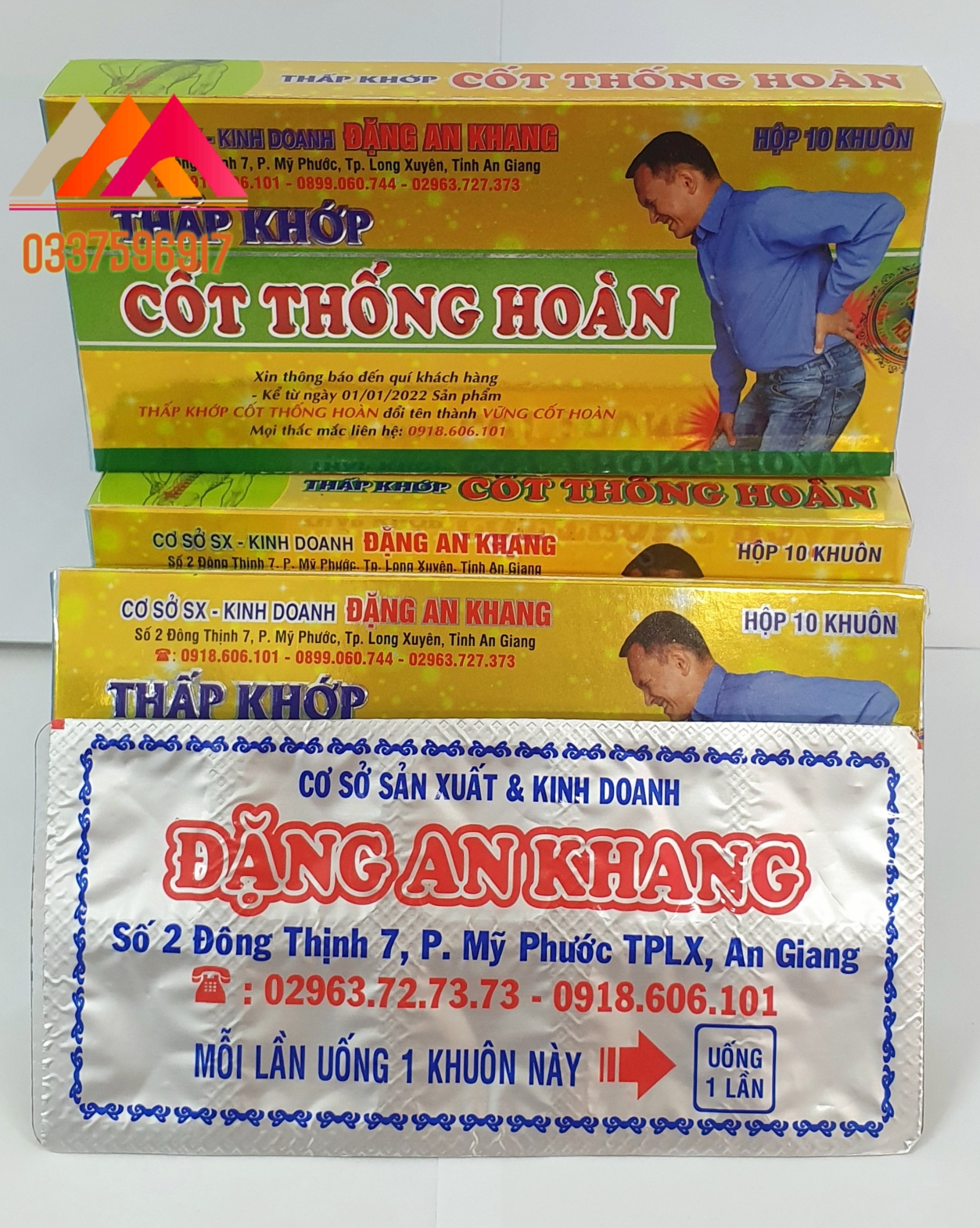 THẤP KHỚP CỐT THỐNG HOÀN - HỔ TRỢ ĐAU KHỚP - VIÊM ĐA XƯƠNG KHỚP - THOÁT VỊ ĐĨA ĐỆM