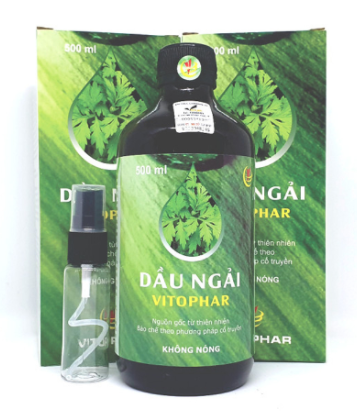 Tinh dầu ngải cứu victophar 500ml + tặng 1 lọ tinh dầu bơ nguyên chất 10ml